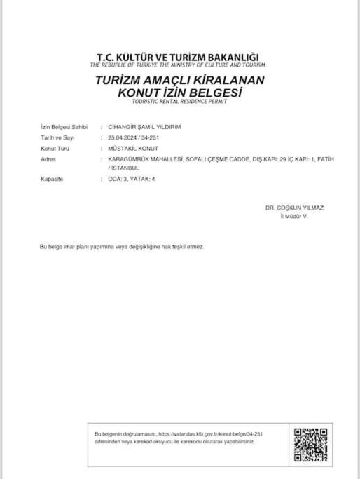 Tarihi Yarimada Fatihte Iki Katli Muestakil Ev * İstanbul